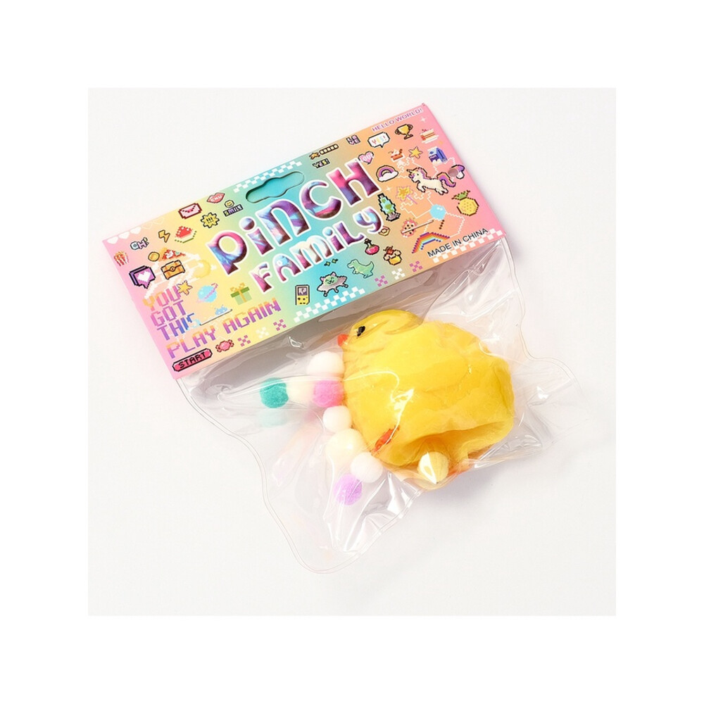 Сквиш антистресс - игрушка «Цыпа», с пушистой посыпкой